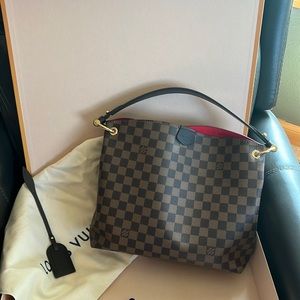 Louis Vuitton Graceful PM Handbag Damien Ebene